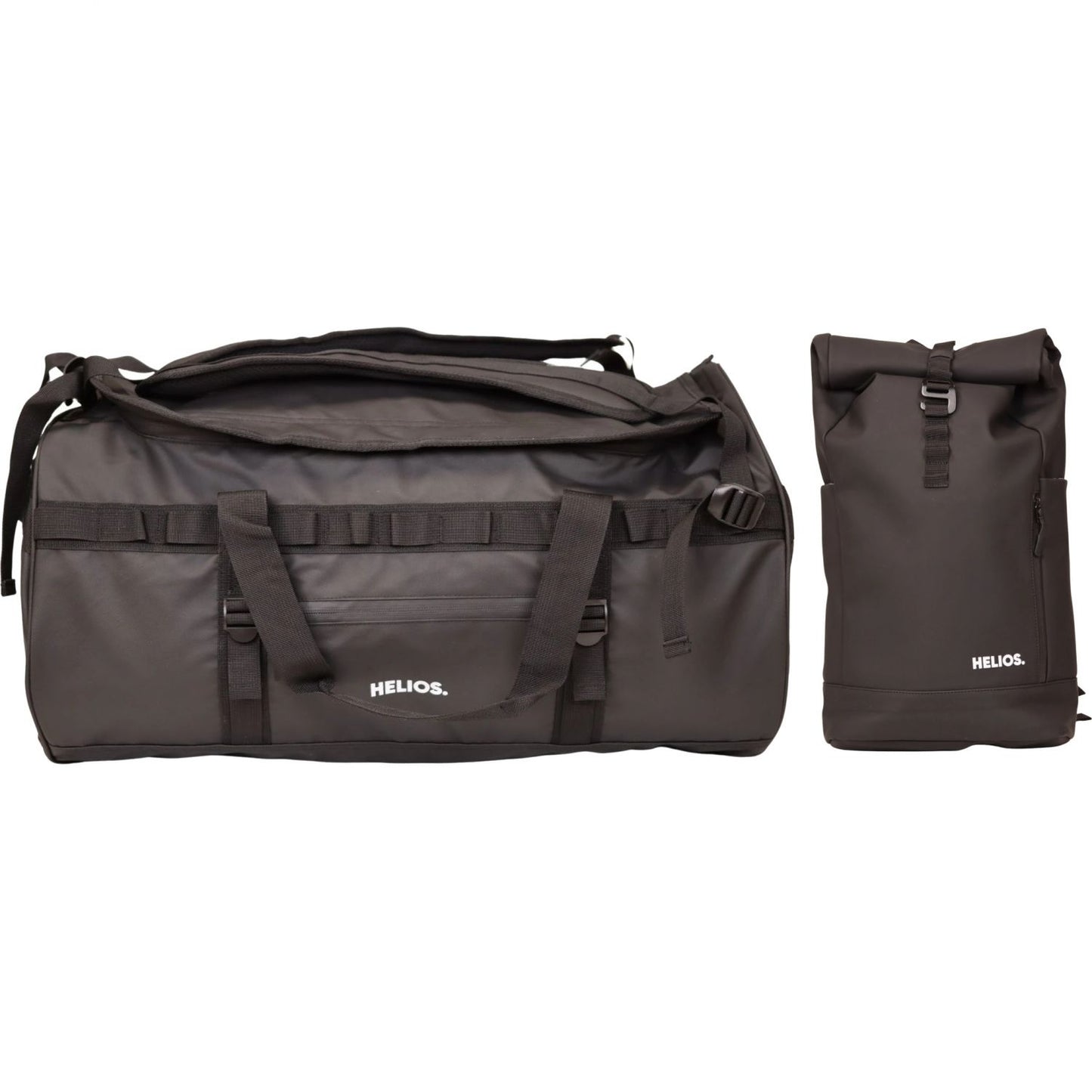 Helios Adventure Duffel Bag, 60L + Helios Urban, Ryggsäck, 26L, Svart