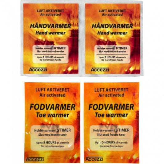 Accezzi Handvärmare, 5 par + Accezzi Fotvärmare, 5 par