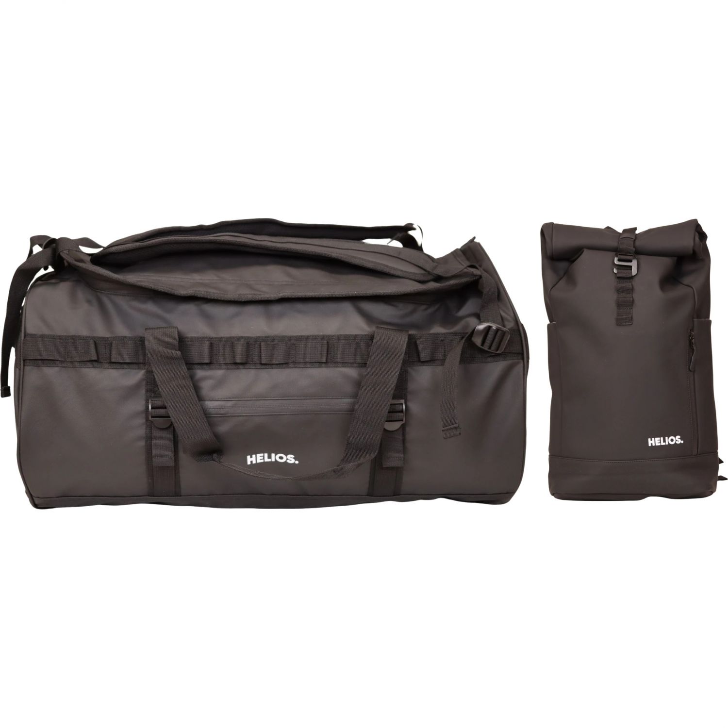 Helios Adventure Duffel Bag, 60L + Helios Urban, Ryggsäck, 26L, Svart