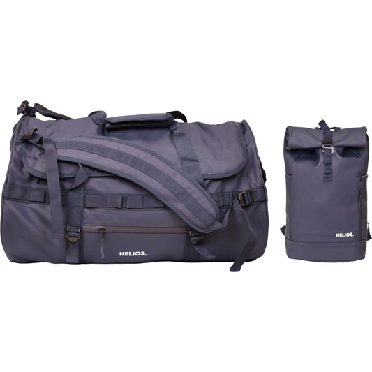 Helios Adventure Duffel Bag, 60L + Helios Urban, Ryggsäck, 26L, Navy