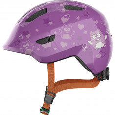 Abus Smiley 3.0, Cykelhjälm, Junior, Purple Star