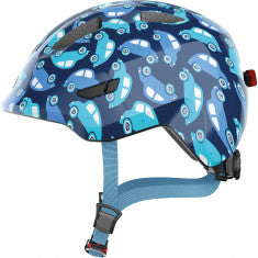 Abus Smiley 3.0 LED, Cykelhjälm, Junior, Blue Car