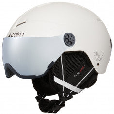 Cairn Orbit Visor J, Skidhjälm, Junior, Matt Vit