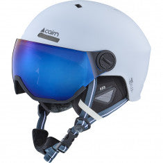 Cairn Reflex Visor, Skidhjälm med Visir, Matt Vit