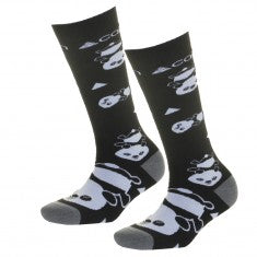 Cairn Spirit, skidstrumpor, 2-pack, barn, black panda