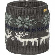 Carin Mae, halsvärmare, junior, bear jacquard