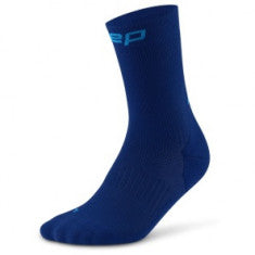 CEP Core Run Socks Mid Cut 5.0, löparstrumpor, herr, mörkblå