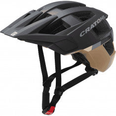 Cratoni AllSet, cykelhjälm, svart/beige