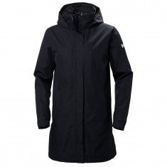 Helly Hansen Aden Long Insulated Regnkappa, Dam, Mörkblå
