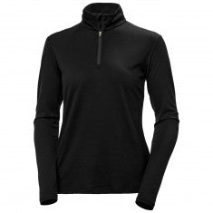 Helly Hansen HH Merino 1/2 Zip, Dam, Svart