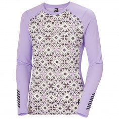 Helly Hansen Lifa Active Graphic Crew, Dam, Lila