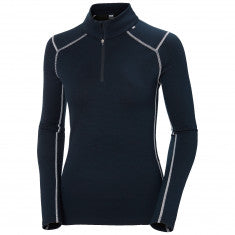 Helly Hansen Lifa Merino Midweight 1/2 Zip, Dam, Navy