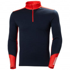 Helly Hansen Lifa Merino Midweight 1/2 Zip, Herr, Navy