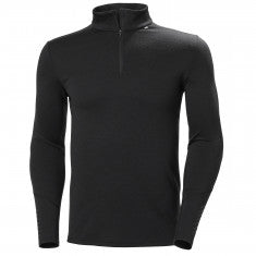 Helly Hansen Lifa Merino Midweight 1/2 Zip, Herr, Svart