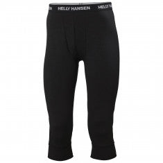 Helly Hansen Lifa Merino Midweight 3/4 Pant, Herr, Svart