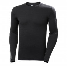 Helly Hansen Lifa Merino Midweight Crew, Herr, Svart