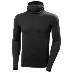 Helly Hansen Lifa Merino Midweight Hoodie, Herr, Svart