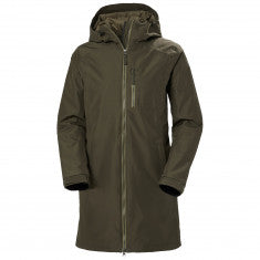 Helly Hansen Long Belfast, Vinterjacke, Dam, Grön