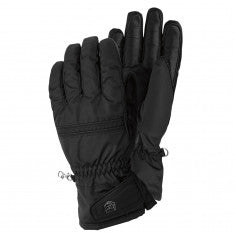 Hestra Primaloft Leather Skidhandskar, Dam, Svart