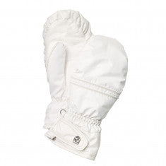 Hestra Primaloft Leather Skidvantar, Dam, Vit