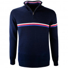 Kama Loke Merino, Sweater, Herr, Mörkblå