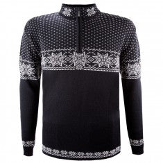 Kama Rune, Merino Sweater, Herr, Svart