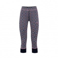 Kari Traa Rose Capri, Underställsbyxor, Dam, Mörkblå