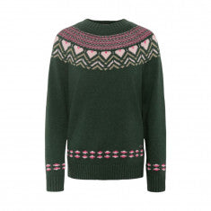 Kari Traa Sundve Knit, Tröja, Dam, Mörkgrön