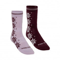 Kari Traa Vinst, Strumpor, 2-pack, Dam, Lila