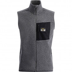 Lundhags Flok Wool Ms Pile Vest, mellanlager, herr, grå