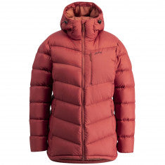 Lundhags Fulu Down Hooded Jacket, dunjacka, dam, röd