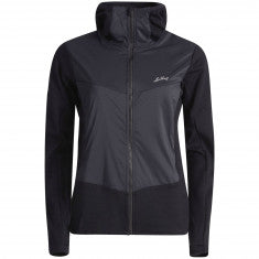 Lundhags Padje Merino Block Hoodie, mellanlager, dam, svart