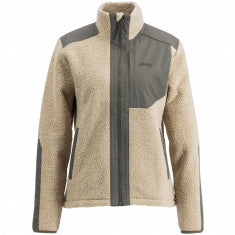 Lundhags Saruk Wool Pile Mid Full Zip, mellanlager, dam, beige