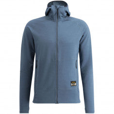Lundhags Tived Merino Hoodie M, mellanlager, herr, blå