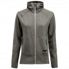 Lundhags Tived Merino Hoodie, mellanlager, dam, grön