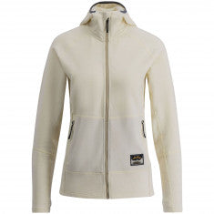 Lundhags Tived Merino Hoodie, mellanlager, dam, vit