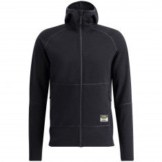 Lundhags Tived Merino Hoodie, mellanlager, herr, svart