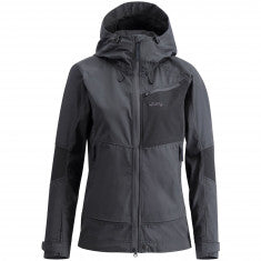Lundhags Tived Stretch Hybrid Jacket, softshelljacka, dam, grå