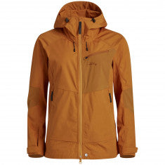 Lundhags Tived Stretch Hybrid Jacket, softshelljacka, dam, guld