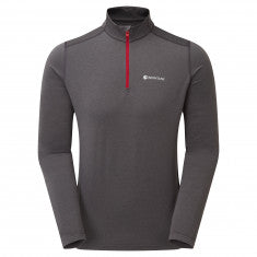 Montane Dart Thermo Zip Neck, herr, grå
