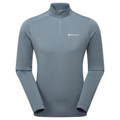 Montane Dart Xt Zip Neck, herr, blå