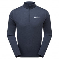 Montane Dart Zip Neck, herr, blå