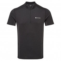 Montane Dart Zip T-Shirt, herr, svart