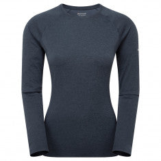 Montane F Dart Long Sleeve T-Shirt, dam, blå