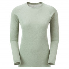 Montane F Dart Long Sleeve T-Shirt, dam, grön