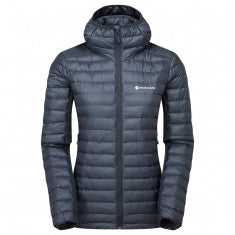 Montane F Icarus Lite Hoodie, dunjacka, dam, blå