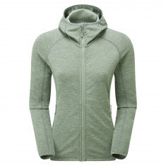 Montane F Protium Hoodie, fleecetröja, dam, grön