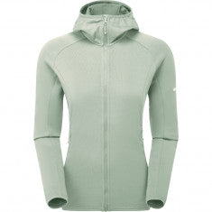 Montane F Protium Hoodie, fleecetröja, dam, ljusgrön