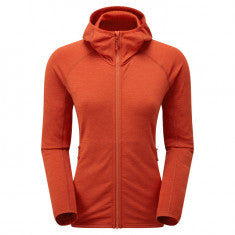 Montane F Protium Hoodie, fleecetröja, dam, röd