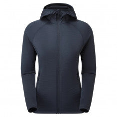 Montane F Protium Lite Hoodie, fleecetröja, dam, blå